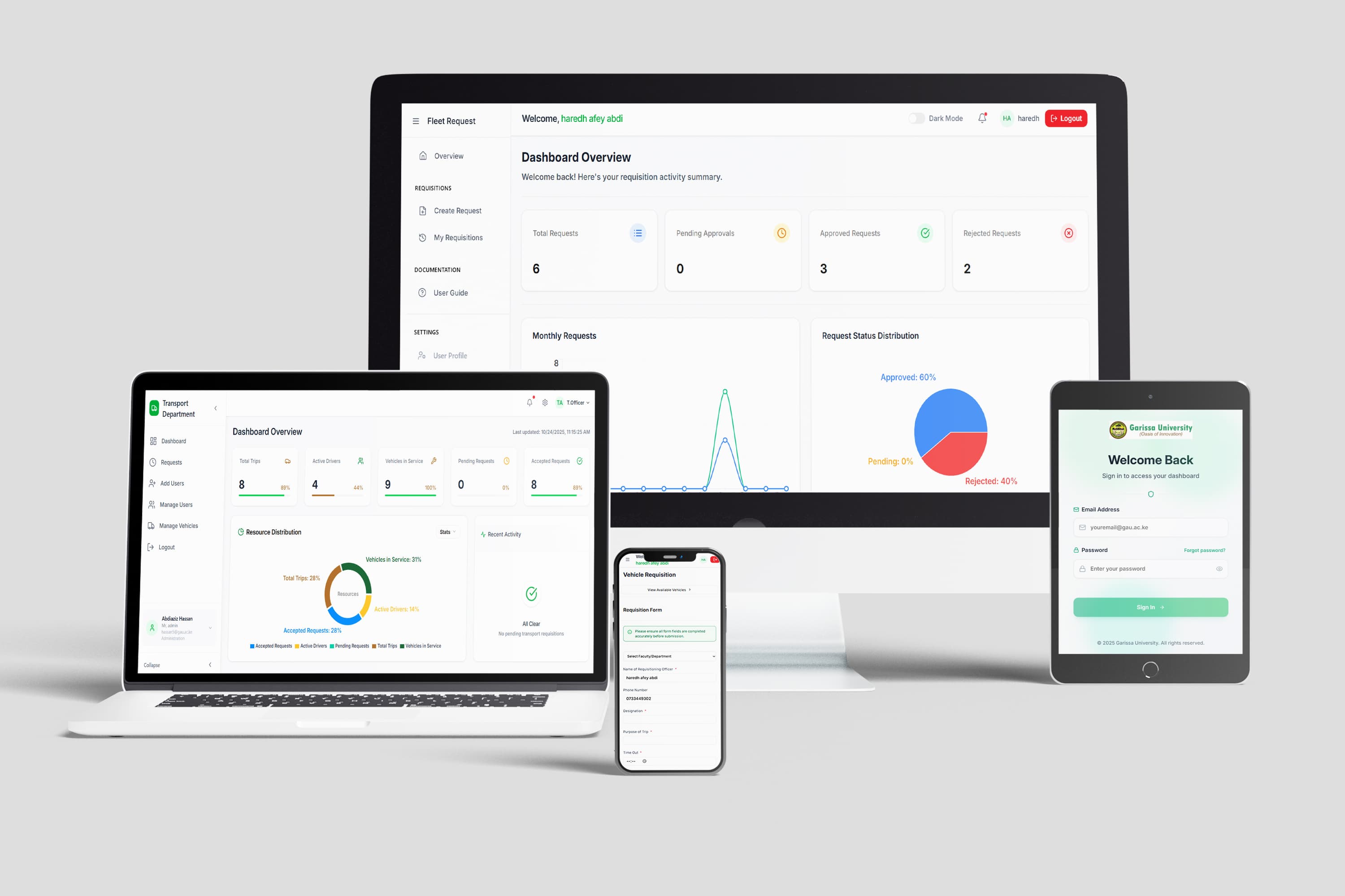 Vehicle Requisition System – Automated Fleet Request & Approval Workflow preview