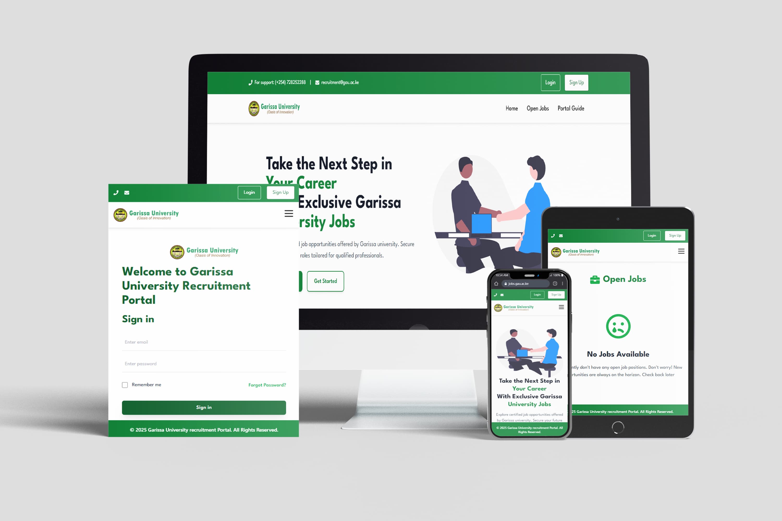 GAU Recruitment Portal – Intelligent Hiring & Application Management preview